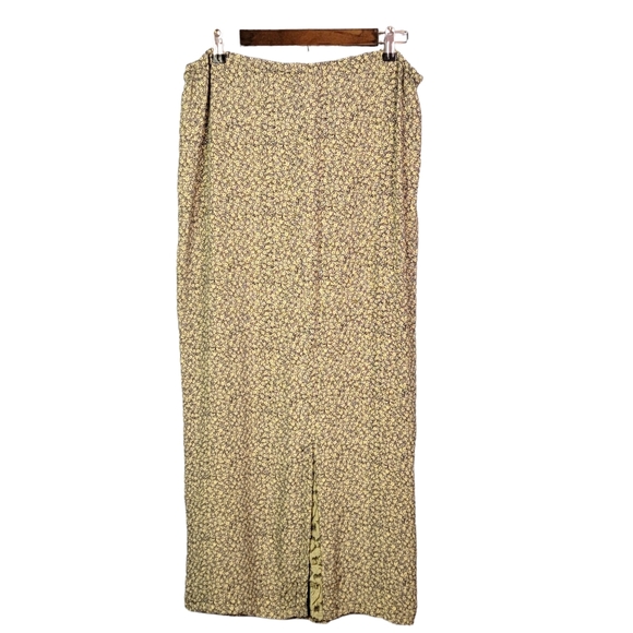 April Cornell Vintage Floral Full Length Two Piece Duster Cover up & Skirt L - Picture 12 of 16